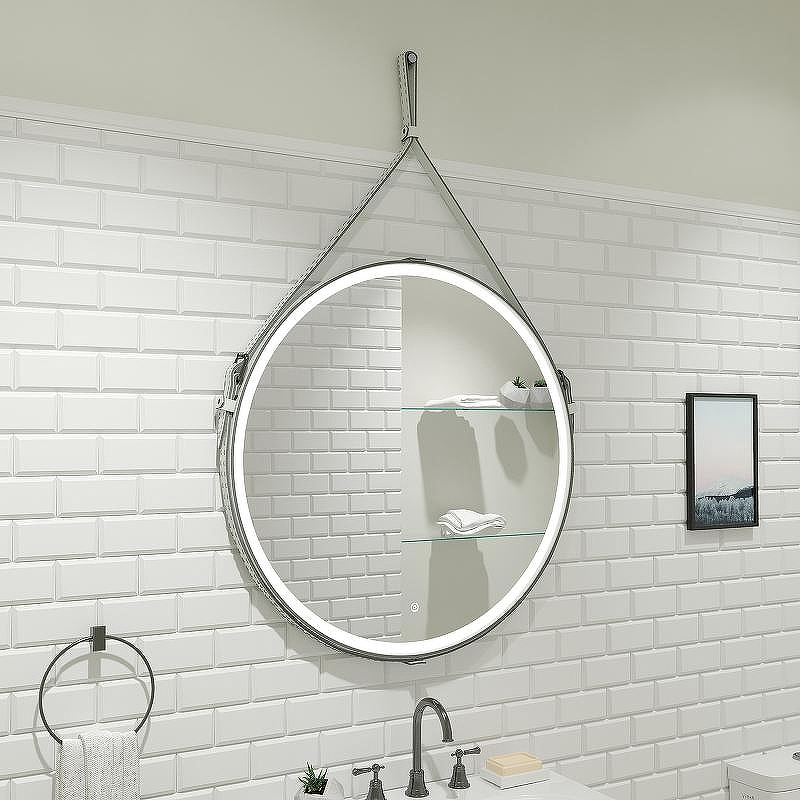 Зеркало Континент Millenium D 800 ЗЛП1706 с подсветкой Белое с сенсорным выключателем, купить, цена, заказать, магазин, доставка, скидка, промокод, купить, цена, заказать, магазин, доставка, скидка, промокод