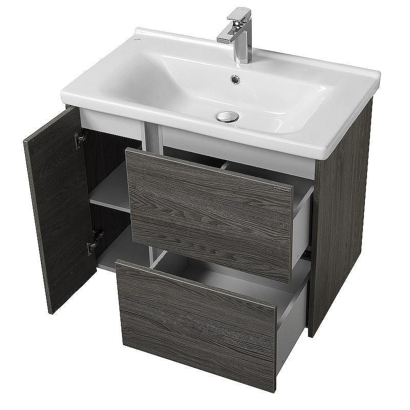 Тумба под раковину Aquaton Стоун 80 1A228201SXC80 подвесная Грецкий орех, купить, цена, заказать, магазин, доставка, скидка, промокод, купить, цена, заказать, магазин, доставка, скидка, промокод