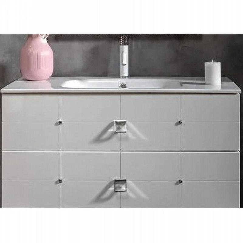 Тумба под раковину Boheme Armadi Art Vallessi Avangarde Piazza 80 841-080-WCR подвесная Белый Хром, купить, цена, заказать, магазин, доставка, скидка, промокод, купить, цена, заказать, магазин, доставка, скидка, промокод