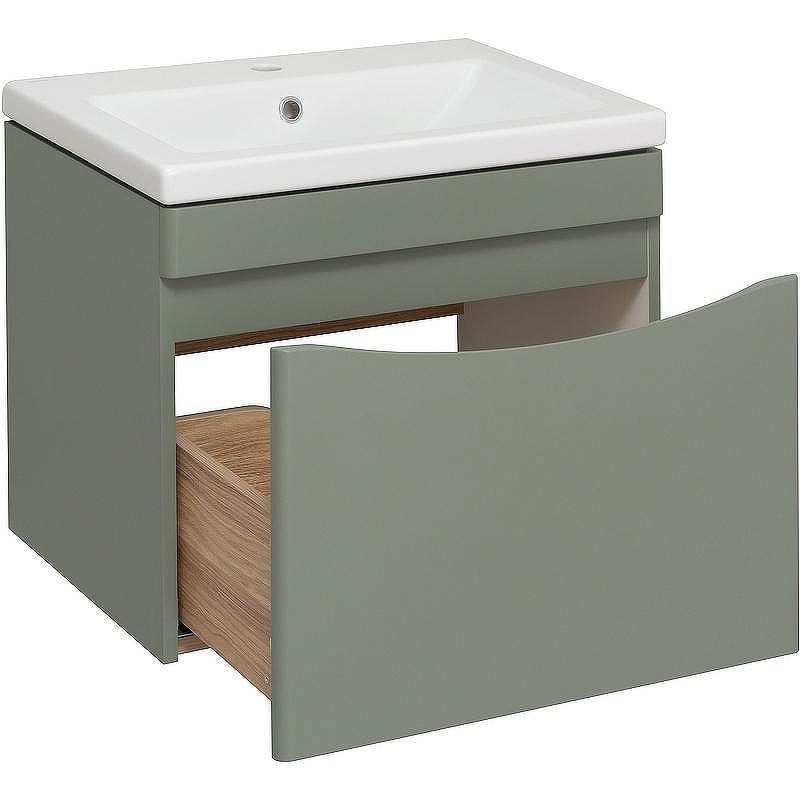 Тумба под раковину Runo Афина 60 00-00001205 подвесная Цемент, купить, цена, заказать, магазин, доставка, скидка, промокод, купить, цена, заказать, магазин, доставка, скидка, промокод