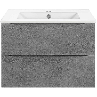 Тумба под раковину Vincea Mia Slim 60 VMC-2MC600S1BT подвесная Beton