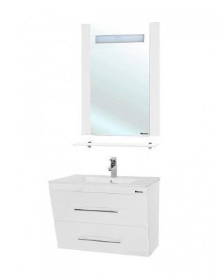 Зеркало Bellezza Берта 75 4610712050017 с подсветкой Белое