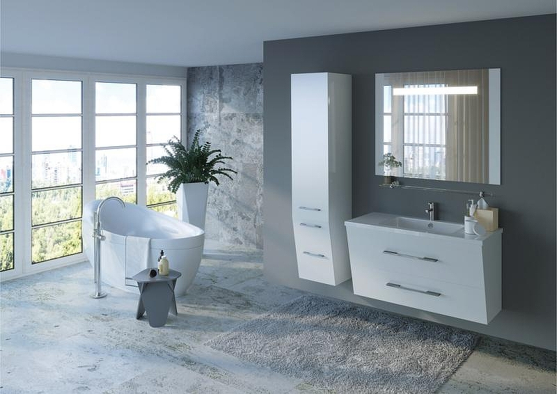 Зеркало Bellezza Берта 75 4610712050017 с подсветкой Белое, купить, цена, заказать, магазин, доставка, скидка, промокод, купить, цена, заказать, магазин, доставка, скидка, промокод