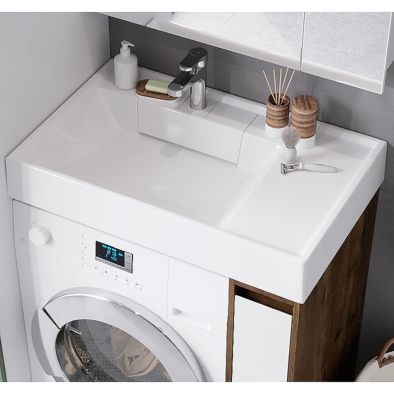 Тумба под раковину Aquaton Лондри 80 1A267101LHDR0 Дуб Рустикальный без фасада, купить, цена, заказать, магазин, доставка, скидка, промокод, купить, цена, заказать, магазин, доставка, скидка, промокод