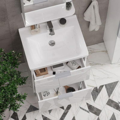 Тумба под раковину Volna Twing 60.2Y tnTWG60.2Y-01 Белая