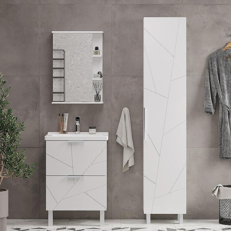 Тумба под раковину Volna Twing 60.2Y tnTWG60.2Y-01 Белая, купить, цена, заказать, магазин, доставка, скидка, промокод, купить, цена, заказать, магазин, доставка, скидка, промокод