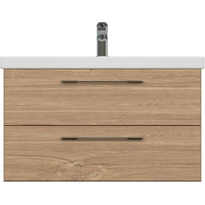 Тумба под раковину Cersanit Lara 80 64138 подвесная Орех