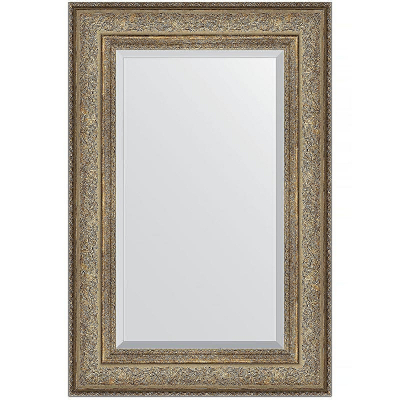Зеркало Evoform Exclusive 90х60 BY 3425 с фацетом в багетной раме - Виньетка античная бронза 109
