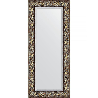 Зеркало Evoform Exclusive 139х59 BY 3519 с фацетом в багетной раме - Византия золото 99
