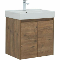 Тумба с раковиной Aquanet Nova Lite 60 302525 подвесная Дуб рустикальный, купить, цена, заказать, магазин, доставка, скидка, промокод, купить, цена, заказать, магазин, доставка, скидка, промокод
