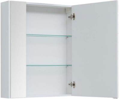 Зеркальный шкаф Aquanet Августа 75 210010 подвесной Белый