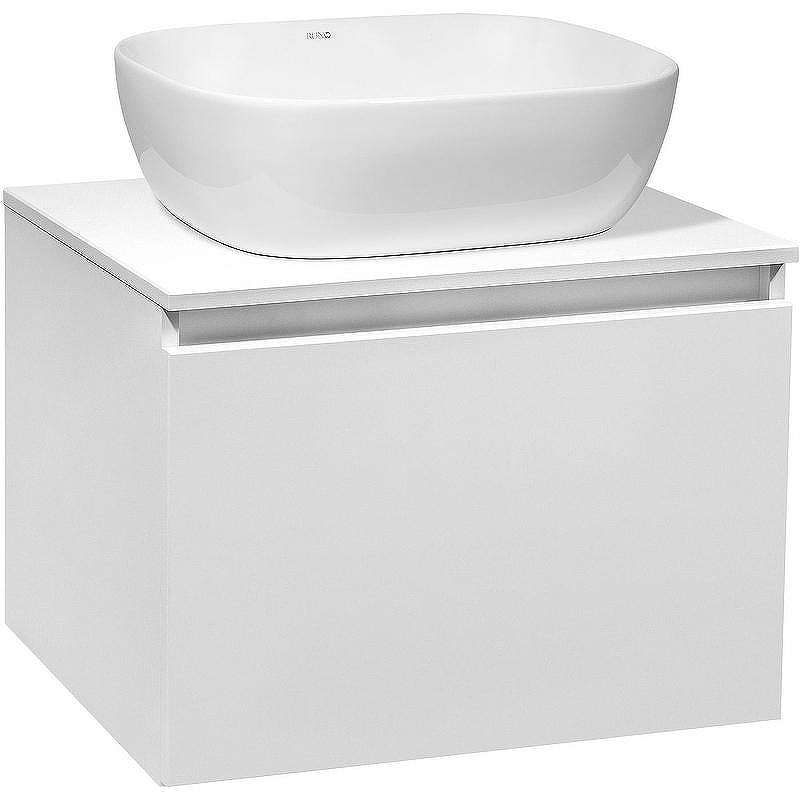 Тумба под раковину Runo Бари 60 00-00001473 подвесная Белая, купить, цена, заказать, магазин, доставка, скидка, промокод, купить, цена, заказать, магазин, доставка, скидка, промокод