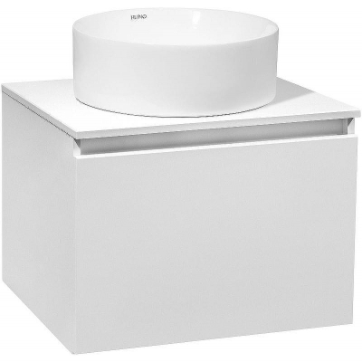 Тумба под раковину Runo Бари 60 00-00001473 подвесная Белая