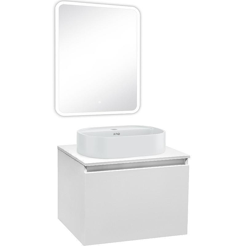 Тумба под раковину Runo Бари 60 00-00001473 подвесная Белая, купить, цена, заказать, магазин, доставка, скидка, промокод, купить, цена, заказать, магазин, доставка, скидка, промокод