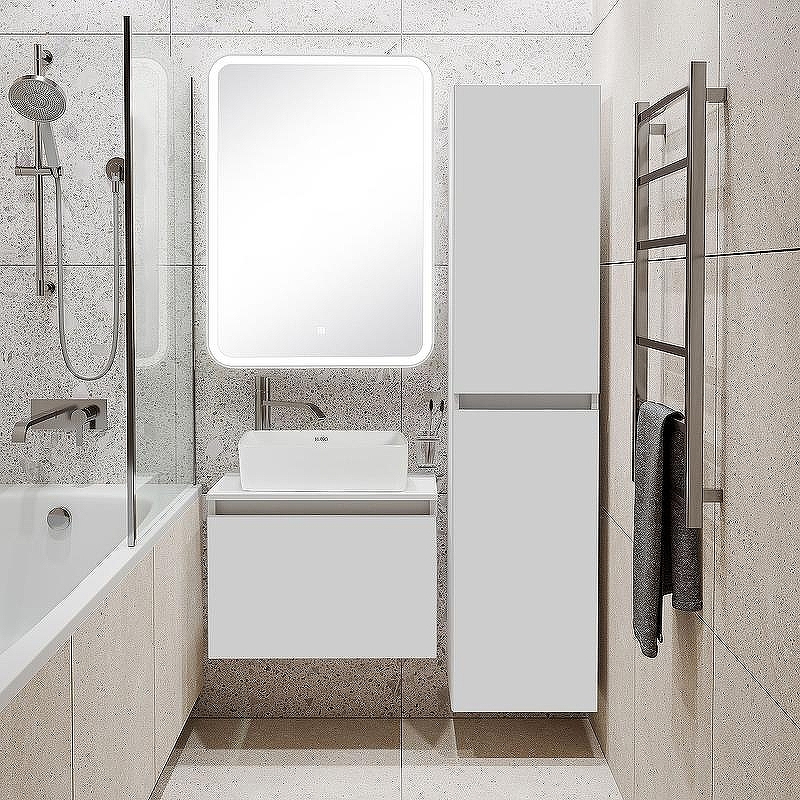 Тумба под раковину Runo Бари 60 00-00001473 подвесная Белая, купить, цена, заказать, магазин, доставка, скидка, промокод, купить, цена, заказать, магазин, доставка, скидка, промокод