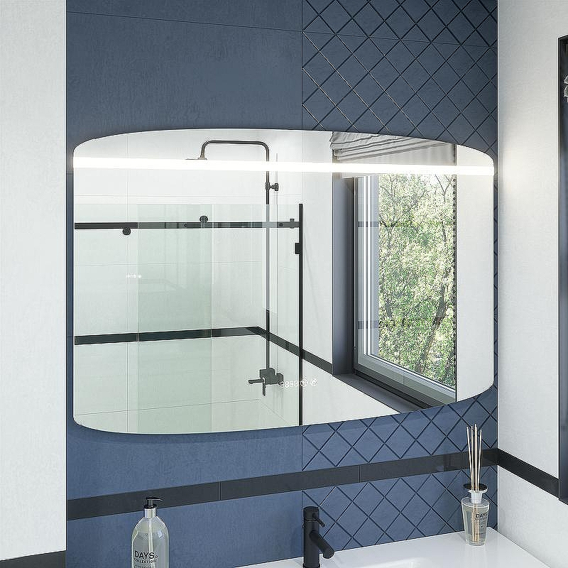 Зеркало Caprigo Софт 120 2063HW с подсветкой с сенсорным выключателем с подогревом и часами, купить, цена, заказать, магазин, доставка, скидка, промокод, купить, цена, заказать, магазин, доставка, скидка, промокод