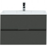 Комплект мебели для ванной Aquanet Алвита 80 241387 подвесной Серый антрацит, купить, цена, заказать, магазин, доставка, скидка, промокод, купить, цена, заказать, магазин, доставка, скидка, промокод