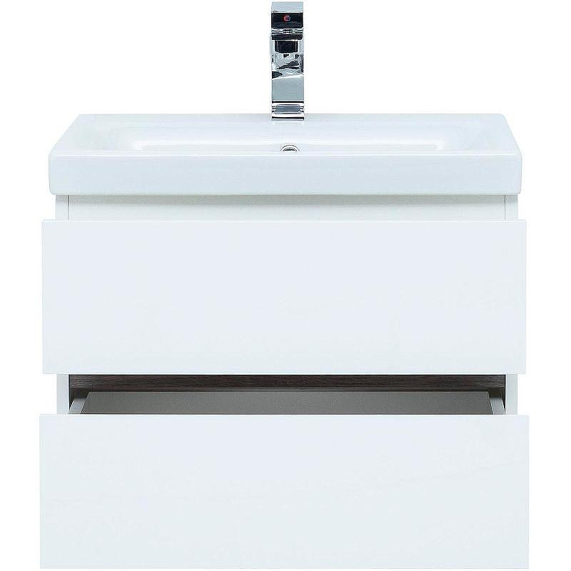 Комплект мебели для ванной Aquanet Беркли 50 258776 подвесной Белый глянец Дуб рошелье, купить, цена, заказать, магазин, доставка, скидка, промокод, купить, цена, заказать, магазин, доставка, скидка, промокод