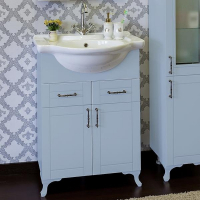 Тумба под раковину Sanflor Глория 65 С04593 Серая, купить, цена, заказать, магазин, доставка, скидка, промокод, купить, цена, заказать, магазин, доставка, скидка, промокод