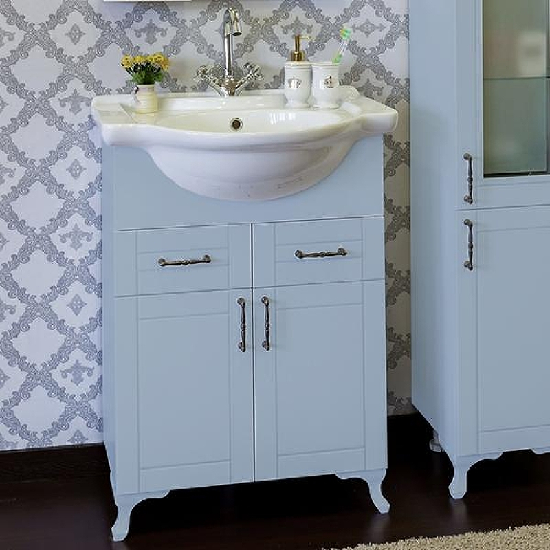 Тумба под раковину Sanflor Глория 65 С04593 Серая, купить, цена, заказать, магазин, доставка, скидка, промокод, купить, цена, заказать, магазин, доставка, скидка, промокод