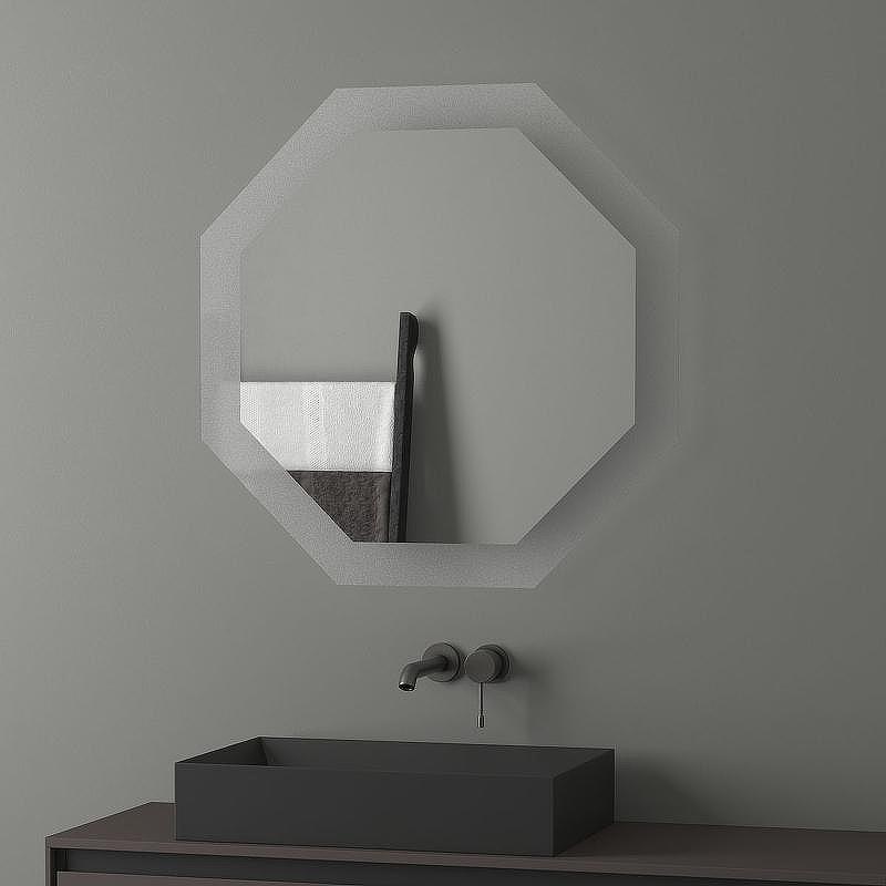 Зеркало Evoform Ledshine 80x80 BY 2505 с подсветкой 25.5 W - без выключателя - нейтральный белый свет, купить, цена, заказать, магазин, доставка, скидка, промокод, купить, цена, заказать, магазин, доставка, скидка, промокод