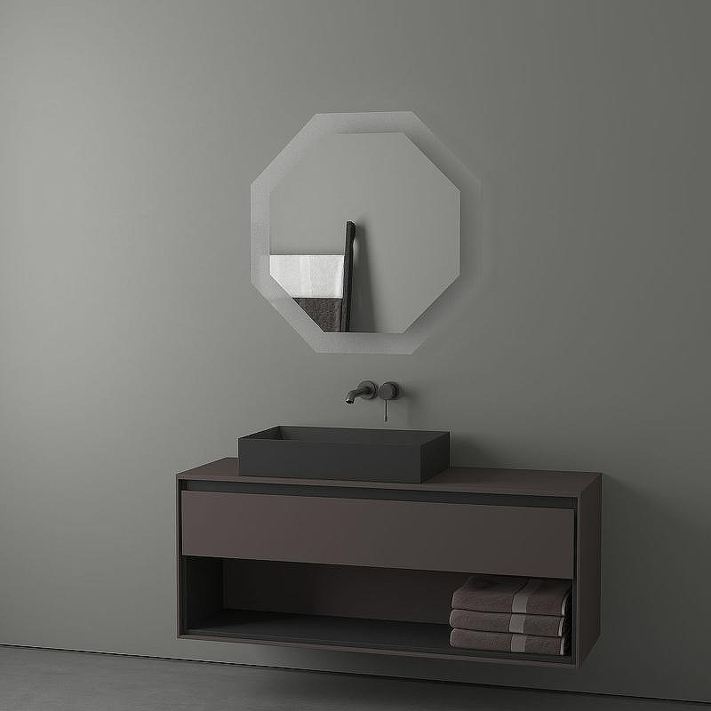 Зеркало Evoform Ledshine 80x80 BY 2505 с подсветкой 25.5 W - без выключателя - нейтральный белый свет, купить, цена, заказать, магазин, доставка, скидка, промокод, купить, цена, заказать, магазин, доставка, скидка, промокод