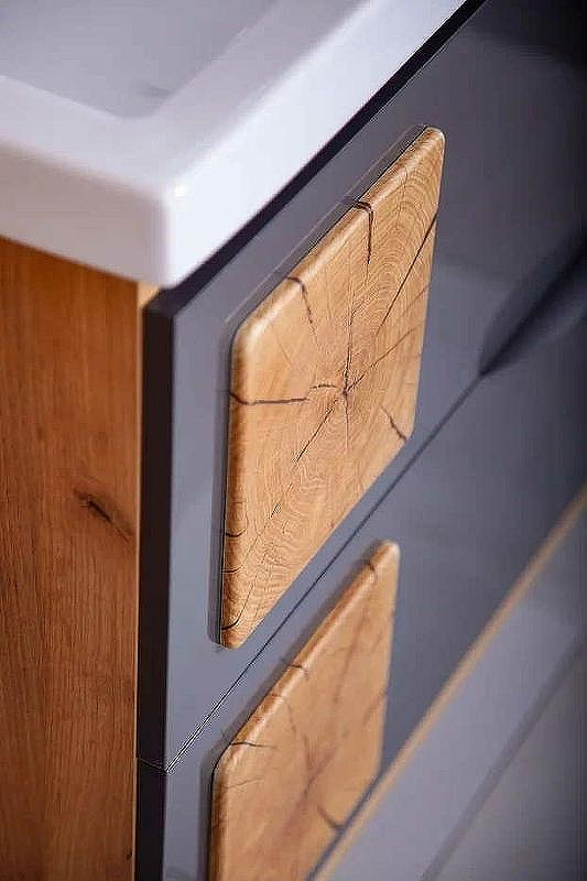 Тумба под раковину Бриклаер Форест 100 4627125414664 подвесная Дуб золотой Антрацит, купить, цена, заказать, магазин, доставка, скидка, промокод, купить, цена, заказать, магазин, доставка, скидка, промокод