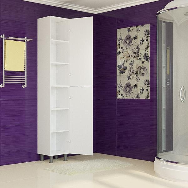 Шкаф пенал Mixline Этьен 36 539098 Белый, купить, цена, заказать, магазин, доставка, скидка, промокод, купить, цена, заказать, магазин, доставка, скидка, промокод