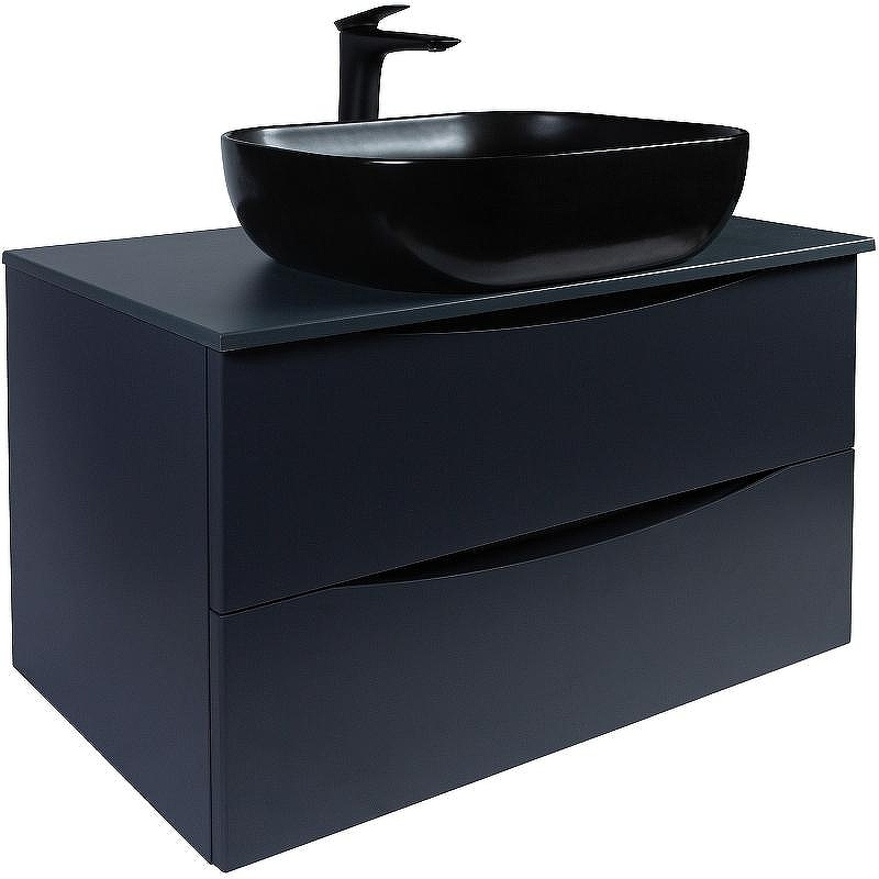 Тумба под раковину Bond Cube 80 T07807 подвесная Серая матовая, купить, цена, заказать, магазин, доставка, скидка, промокод, купить, цена, заказать, магазин, доставка, скидка, промокод