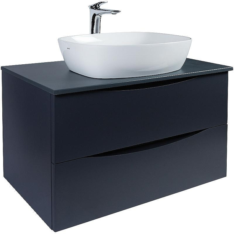 Тумба под раковину Bond Cube 80 T07807 подвесная Серая матовая, купить, цена, заказать, магазин, доставка, скидка, промокод, купить, цена, заказать, магазин, доставка, скидка, промокод