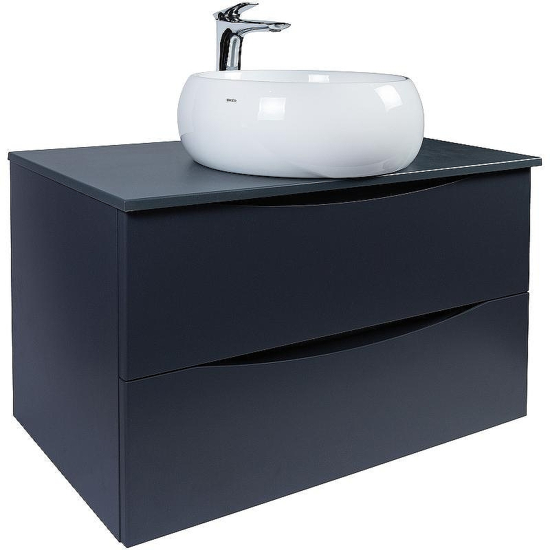 Тумба под раковину Bond Cube 80 T07807 подвесная Серая матовая, купить, цена, заказать, магазин, доставка, скидка, промокод, купить, цена, заказать, магазин, доставка, скидка, промокод