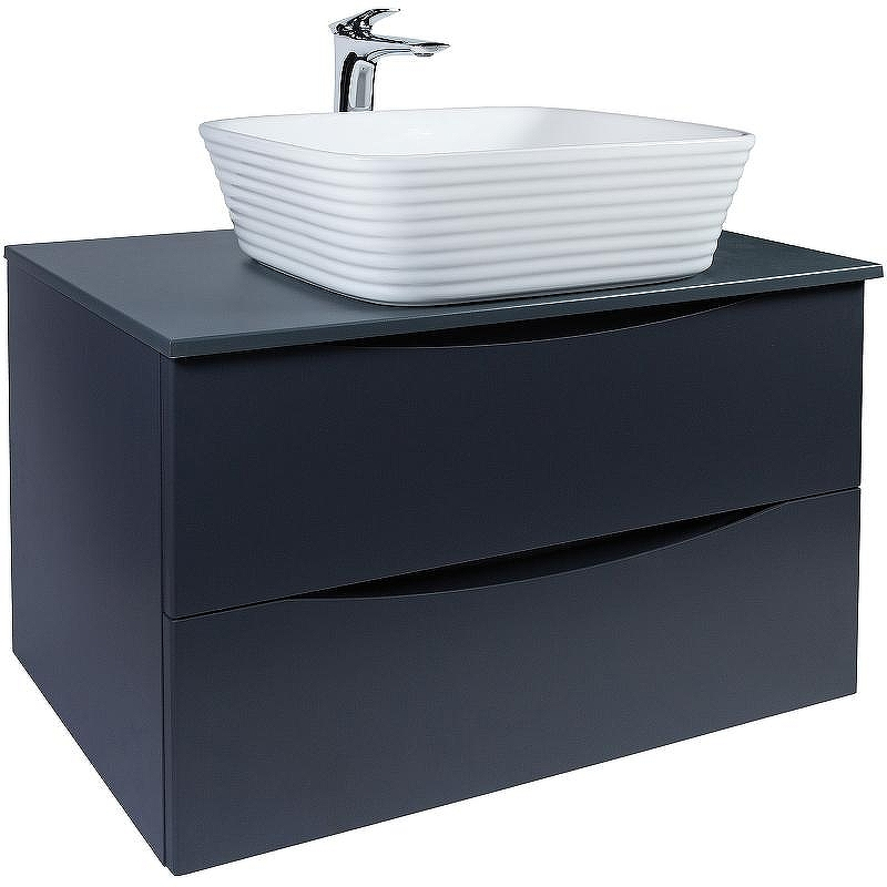 Тумба под раковину Bond Cube 80 T07807 подвесная Серая матовая, купить, цена, заказать, магазин, доставка, скидка, промокод, купить, цена, заказать, магазин, доставка, скидка, промокод