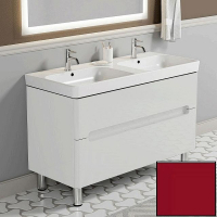 Тумба с раковиной SanVit Форма 120 kforma1202 в цвете Ral Красный глянец, купить, цена, заказать, магазин, доставка, скидка, промокод, купить, цена, заказать, магазин, доставка, скидка, промокод