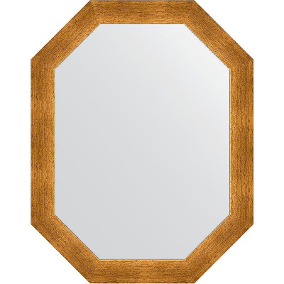 Зеркало Evoform Octagon 55x70 BY 7038 в багетной раме - Травленое золото 59