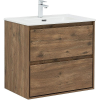 Тумба под раковину Aquanet Милан 70 336378 подвесная Дуб рустикальный, купить, цена, заказать, магазин, доставка, скидка, промокод, купить, цена, заказать, магазин, доставка, скидка, промокод