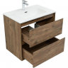Тумба под раковину Aquanet Милан 70 336378 подвесная Дуб рустикальный, купить, цена, заказать, магазин, доставка, скидка, промокод, купить, цена, заказать, магазин, доставка, скидка, промокод