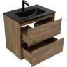 Тумба под раковину Aquanet Милан 70 336378 подвесная Дуб рустикальный, купить, цена, заказать, магазин, доставка, скидка, промокод, купить, цена, заказать, магазин, доставка, скидка, промокод