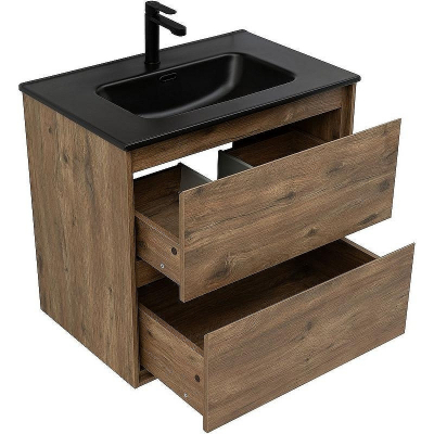 Тумба под раковину Aquanet Милан 70 336378 подвесная Дуб рустикальный