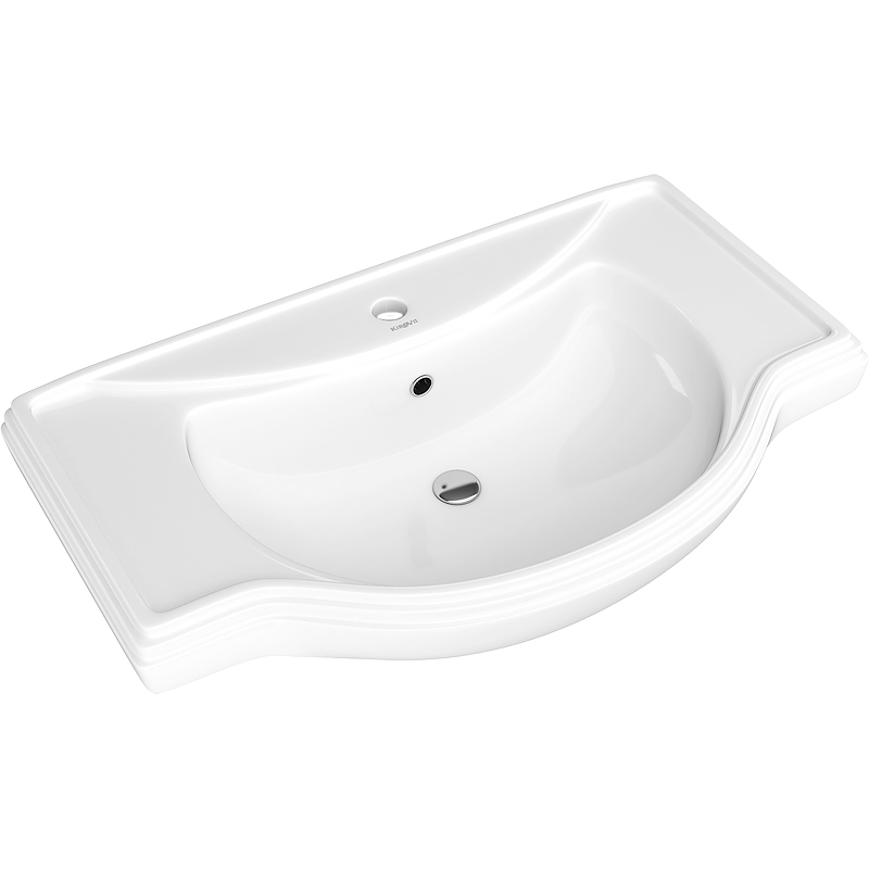 Тумба с раковиной Misty Шармель 80 УТ000001877 Бежевая, купить, цена, заказать, магазин, доставка, скидка, промокод, купить, цена, заказать, магазин, доставка, скидка, промокод