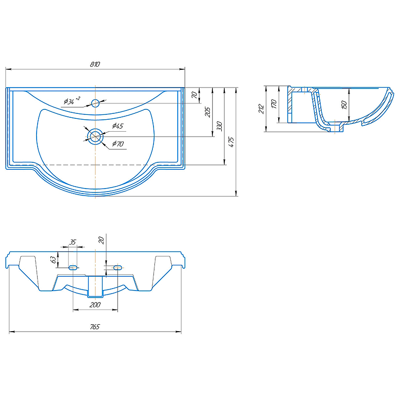 Тумба с раковиной Misty Шармель 80 УТ000001877 Бежевая, купить, цена, заказать, магазин, доставка, скидка, промокод, купить, цена, заказать, магазин, доставка, скидка, промокод