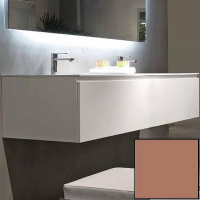 Тумба с раковиной SanVit Флай 100 kfly2100 в цвете Ral подвесная Капучино, купить, цена, заказать, магазин, доставка, скидка, промокод, купить, цена, заказать, магазин, доставка, скидка, промокод