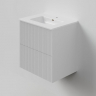 Тумба под раковину La Fenice Terra Twin 60 FNC-01-TER-B-60-2 подвесная Белая матовая, купить, цена, заказать, магазин, доставка, скидка, промокод, купить, цена, заказать, магазин, доставка, скидка, промокод