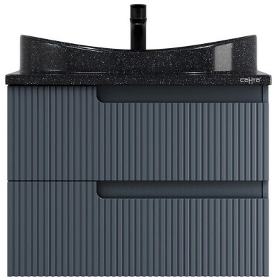 Тумба под раковину СанТа Альтаир 70 700502 подвесная Графит матовый