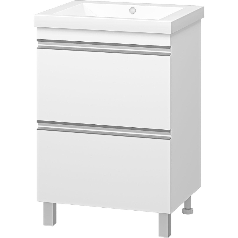 Тумба с раковиной Misty Ингрид 60 УТ000015039 Белая, купить, цена, заказать, магазин, доставка, скидка, промокод, купить, цена, заказать, магазин, доставка, скидка, промокод