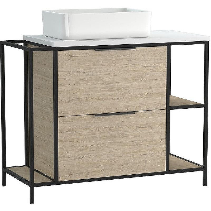 Тумба под раковину Cersanit Bosquet 100 63013 Дуб, купить, цена, заказать, магазин, доставка, скидка, промокод, купить, цена, заказать, магазин, доставка, скидка, промокод