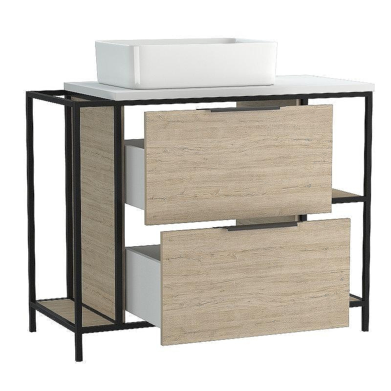 Тумба под раковину Cersanit Bosquet 100 63013 Дуб, купить, цена, заказать, магазин, доставка, скидка, промокод, купить, цена, заказать, магазин, доставка, скидка, промокод