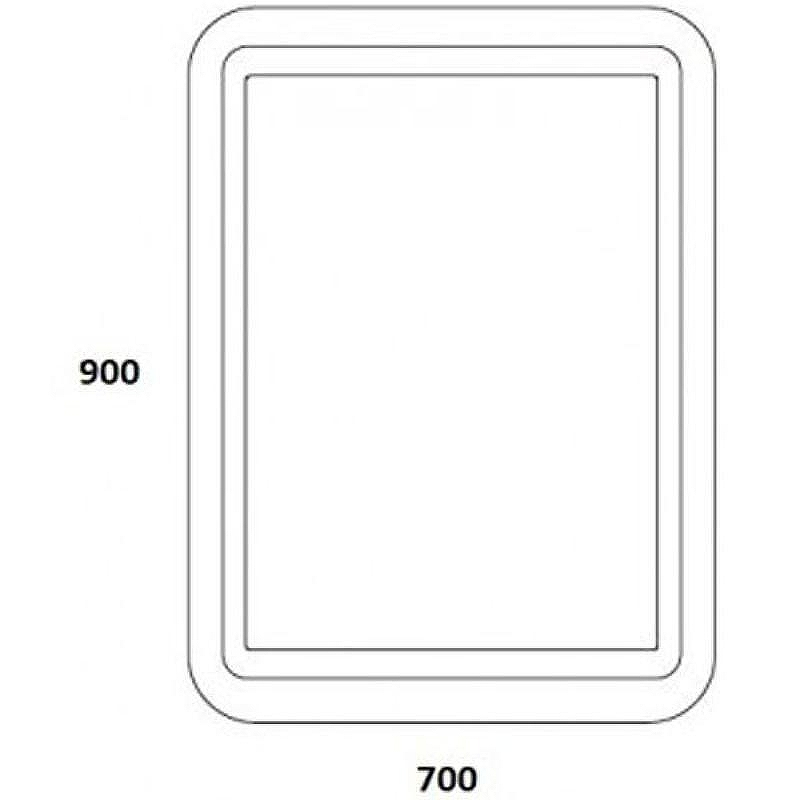 Зеркало Континент Lucia 700х900 ЗЛП492 с подсветкой с сенсорным выключателем, купить, цена, заказать, магазин, доставка, скидка, промокод, купить, цена, заказать, магазин, доставка, скидка, промокод