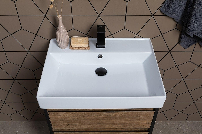 Тумба под раковину Logan Forest 60 343910 подвесная цвет Дуб рустикальный, купить, цена, заказать, магазин, доставка, скидка, промокод, купить, цена, заказать, магазин, доставка, скидка, промокод