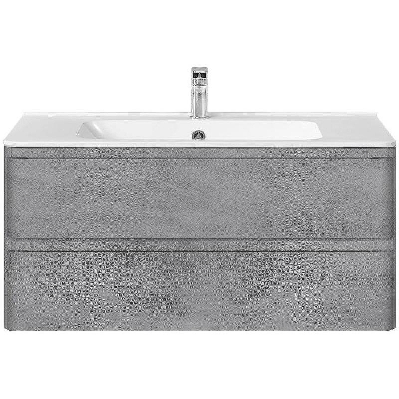 Тумба под раковину Vincea Vico 100 VMC-2V100BT подвесная Beton, купить, цена, заказать, магазин, доставка, скидка, промокод, купить, цена, заказать, магазин, доставка, скидка, промокод