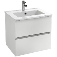 Тумба под раковину Jacob Delafon Tolbiac 60 EB2381-J5 подвесная Белый лак, купить, цена, заказать, магазин, доставка, скидка, промокод, купить, цена, заказать, магазин, доставка, скидка, промокод